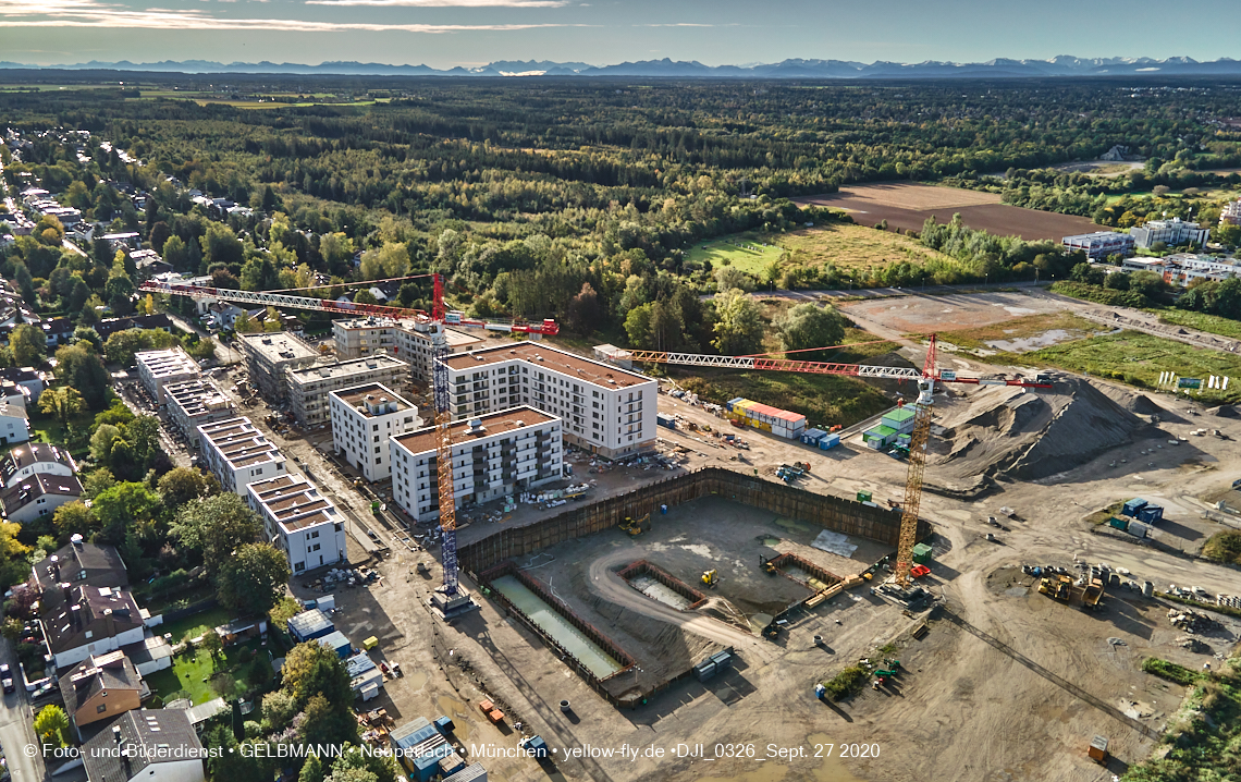 27.09.2020 - Baustelle Alexisquartier in Neuperlach